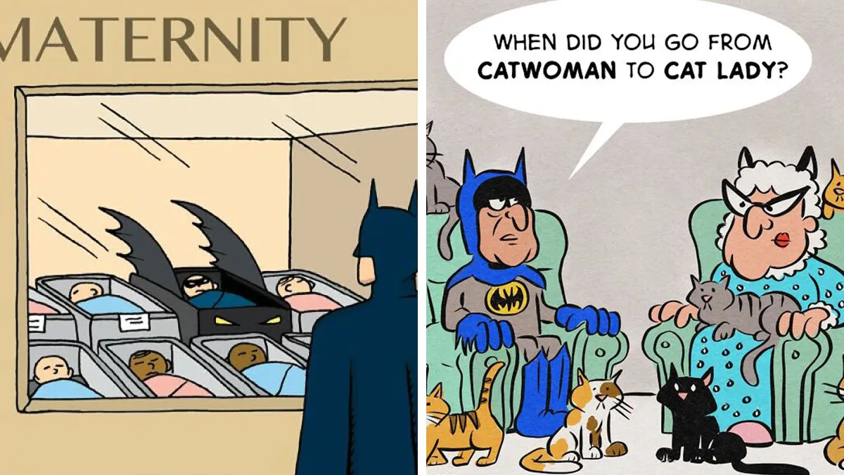 14 Cómics divertidos sobre superhéroes que se enfrentan a problemas cotidianos
