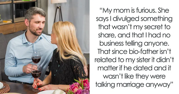 Mom Blames Daughter For Chaos After She Reveals Sister's BF Is Her Bio-Dad