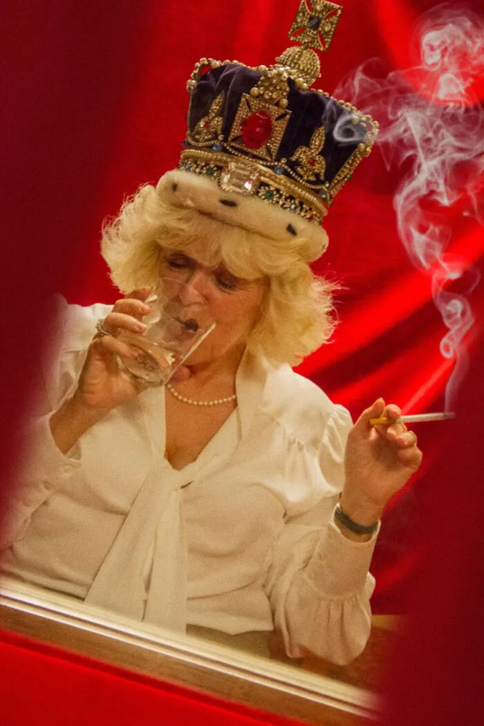 Camilla Wearing The Crown