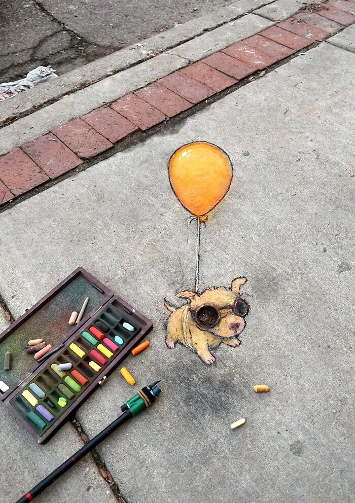 "Pup In Flight"