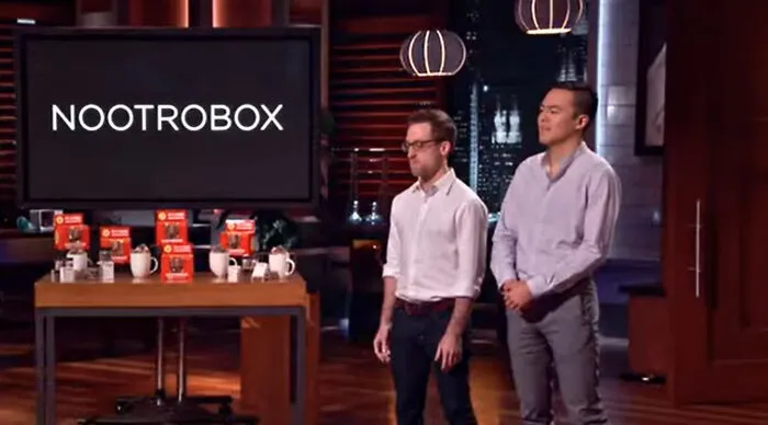 Nootrobox was a package of chewable, coffee-flavored gummies pitched by Geoffrey Woo and Michael Brandt in Season 8 of Shark Tank. They were designed to provide focus without the jitters of liquid coffee. 