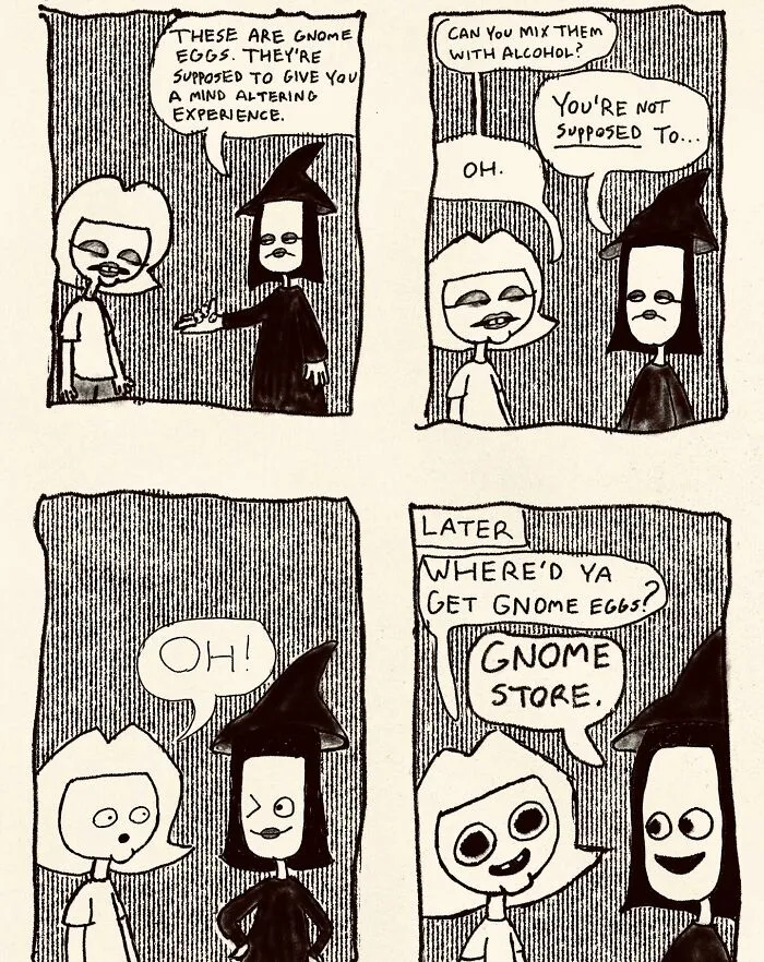 This Artist’s 34 Comics Featuring Gaplina & Ovelette Perfectly Capture Life’s Awkward Moments