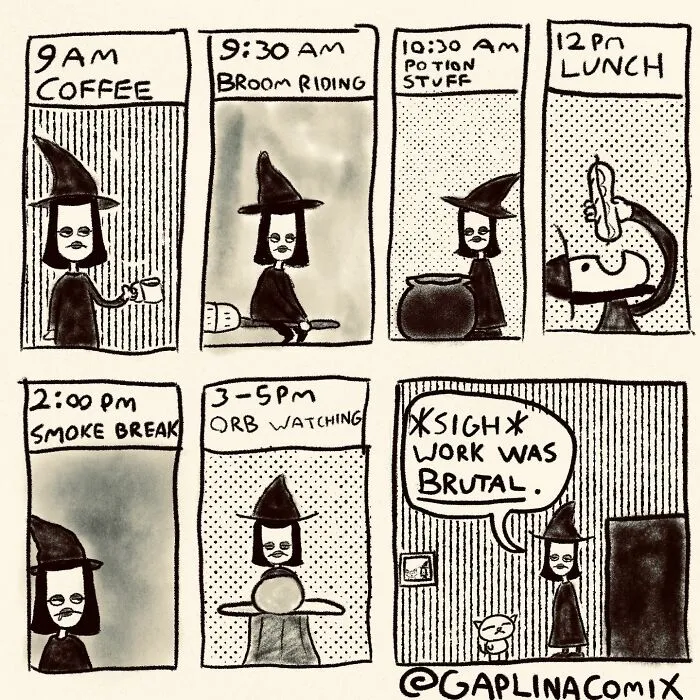 This Artist’s 34 Comics Featuring Gaplina & Ovelette Perfectly Capture Life’s Awkward Moments