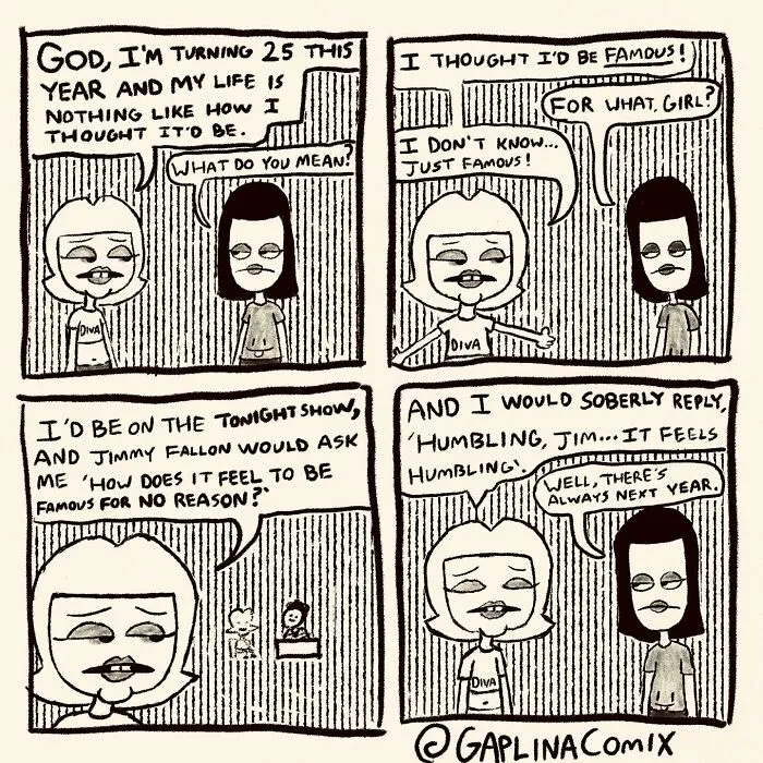 This Artist’s 34 Comics Featuring Gaplina & Ovelette Perfectly Capture Life’s Awkward Moments