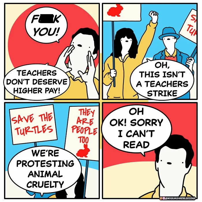 This Artist Uses Dark Humor To Tackle Social Issues And Politics In 60 New Comics