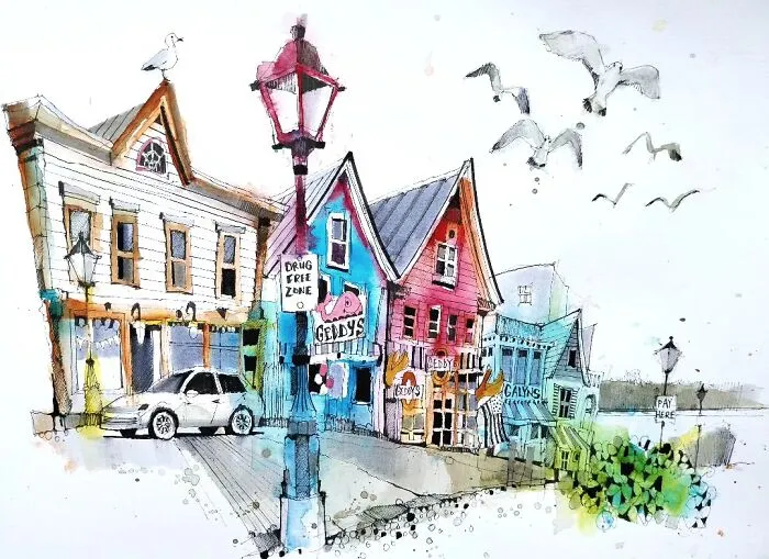 Main Street, Bar Harbor, Maine