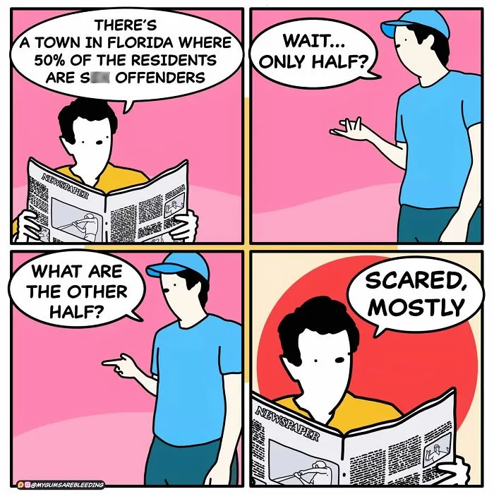 This Artist Uses Dark Humor To Tackle Social Issues And Politics In 60 New Comics