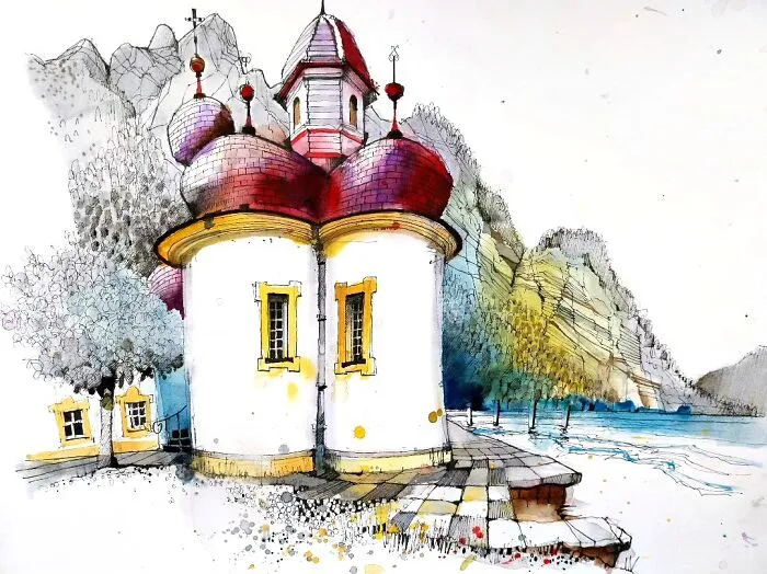 St Bartholomä On The Shore Of Königssee
