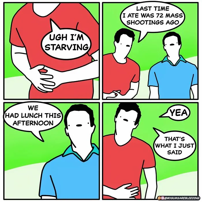 This Artist Uses Dark Humor To Tackle Social Issues And Politics In 60 New Comics