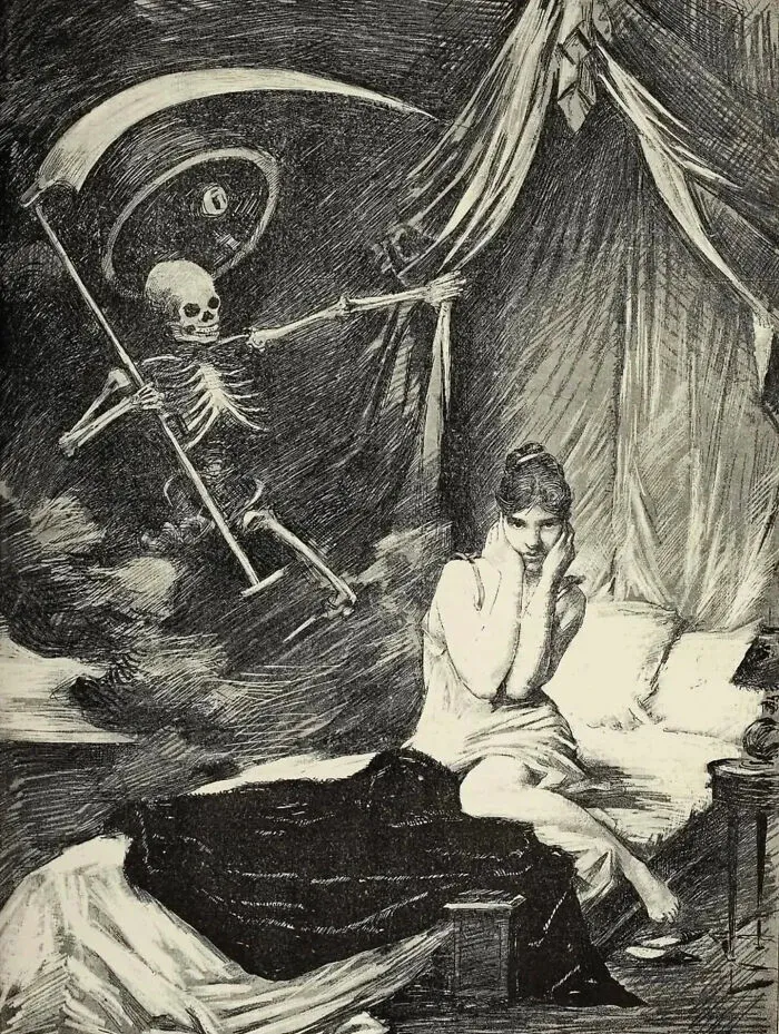 East Wind, Circa 1887. Illustration By Paul-François Quinsac