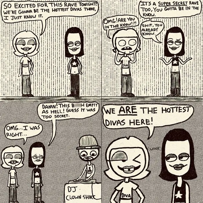 This Artist’s 34 Comics Featuring Gaplina & Ovelette Perfectly Capture Life’s Awkward Moments