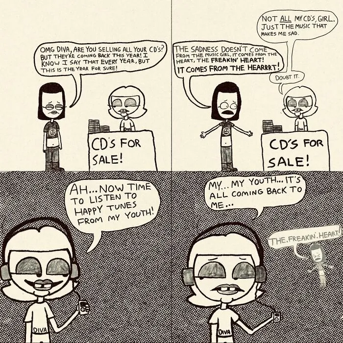 This Artist’s 34 Comics Featuring Gaplina & Ovelette Perfectly Capture Life’s Awkward Moments