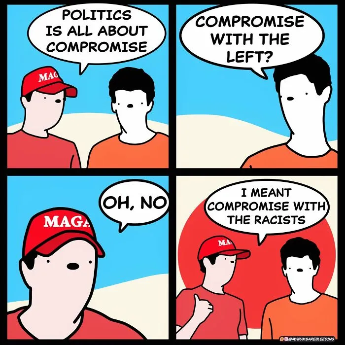 This Artist Uses Dark Humor To Tackle Social Issues And Politics In 60 New Comics