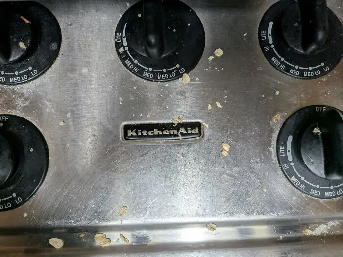 Of All The Counter Space In The Kitchen This Is Where He Makes His Over Night Oats And Always Leaves A Present For Me
