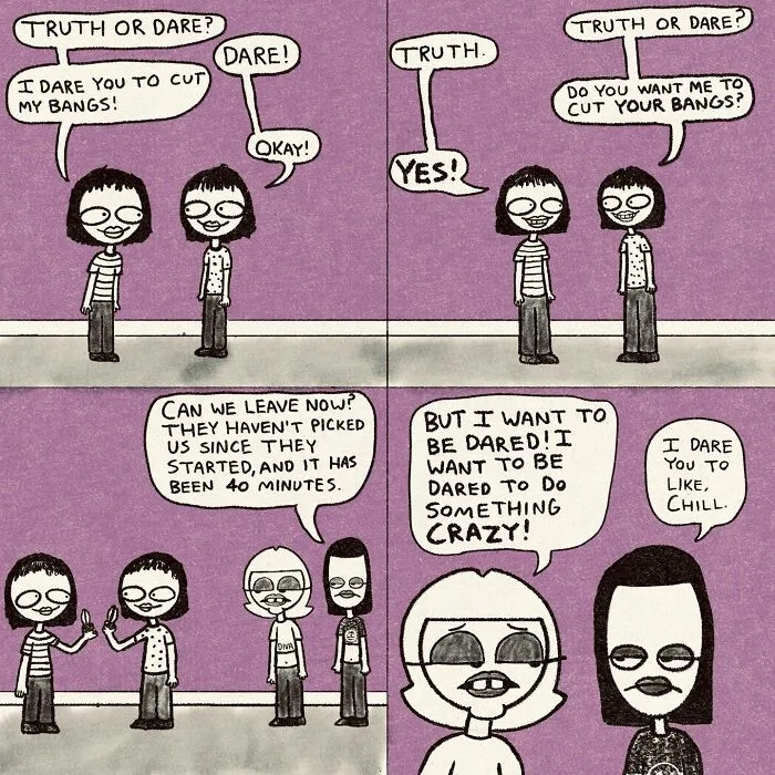 This Artist’s 34 Comics Featuring Gaplina & Ovelette Perfectly Capture Life’s Awkward Moments