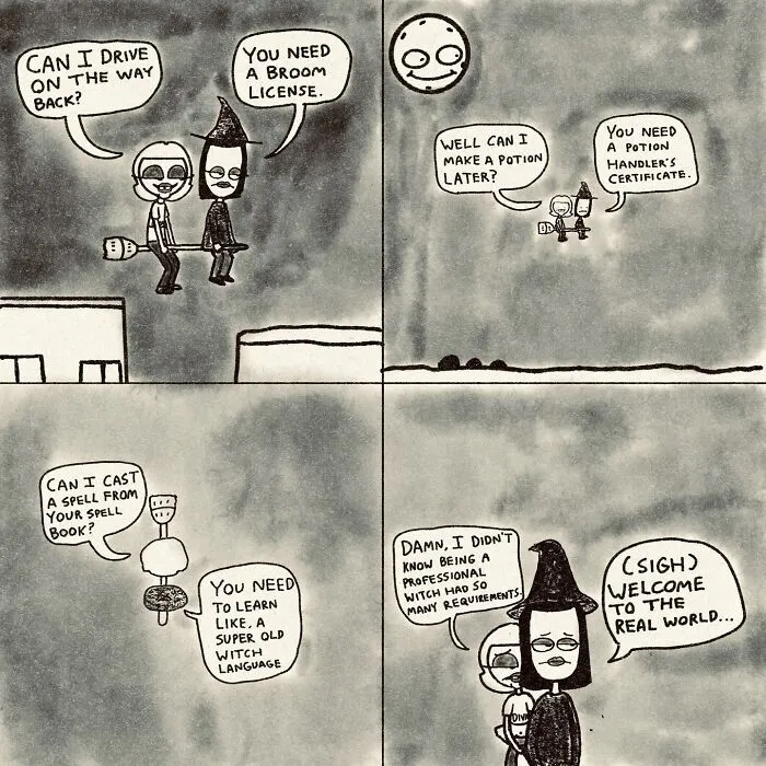 This Artist’s 34 Comics Featuring Gaplina & Ovelette Perfectly Capture Life’s Awkward Moments