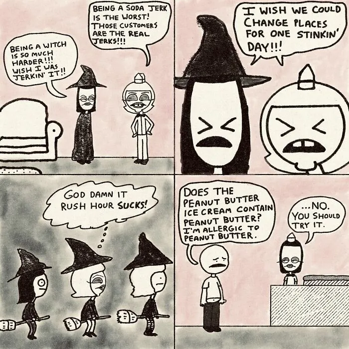 This Artist’s 34 Comics Featuring Gaplina & Ovelette Perfectly Capture Life’s Awkward Moments
