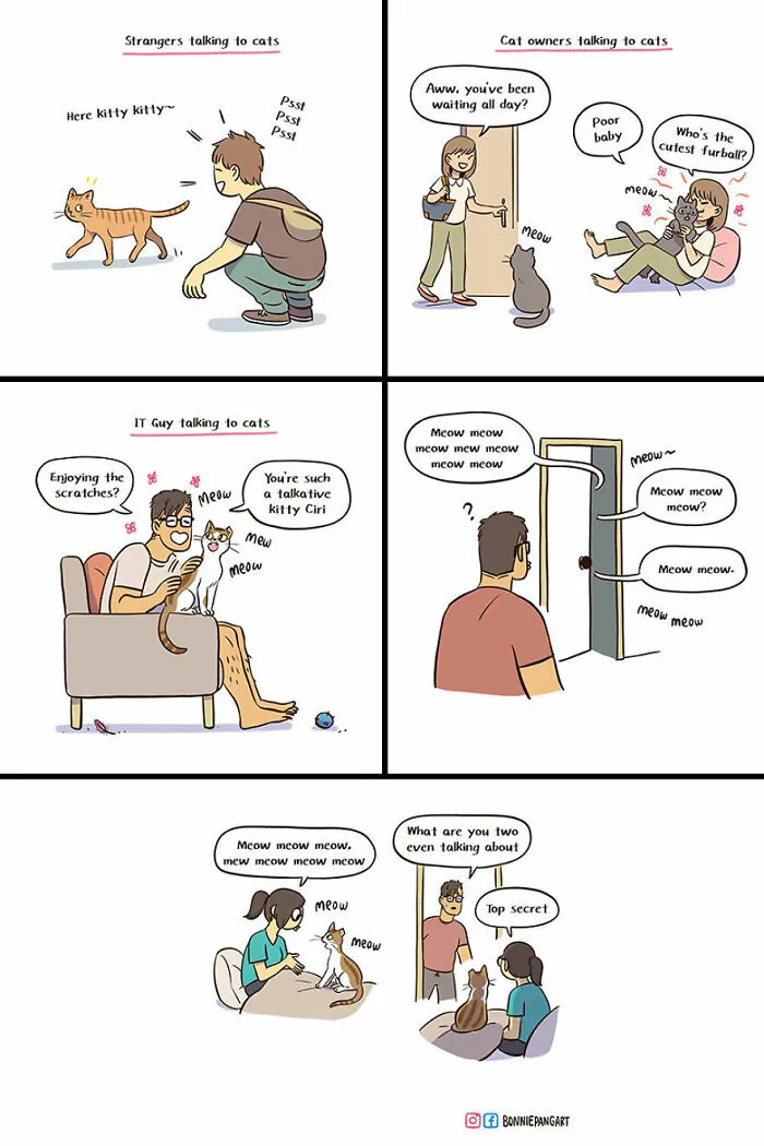 50 Clever Comics By Bonnie Pang That Perfectly Capture Modern Relationships