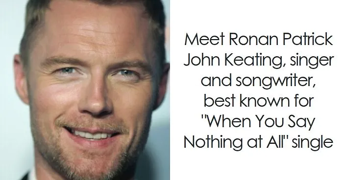 Ronan Keating: Bio And Career Highlights