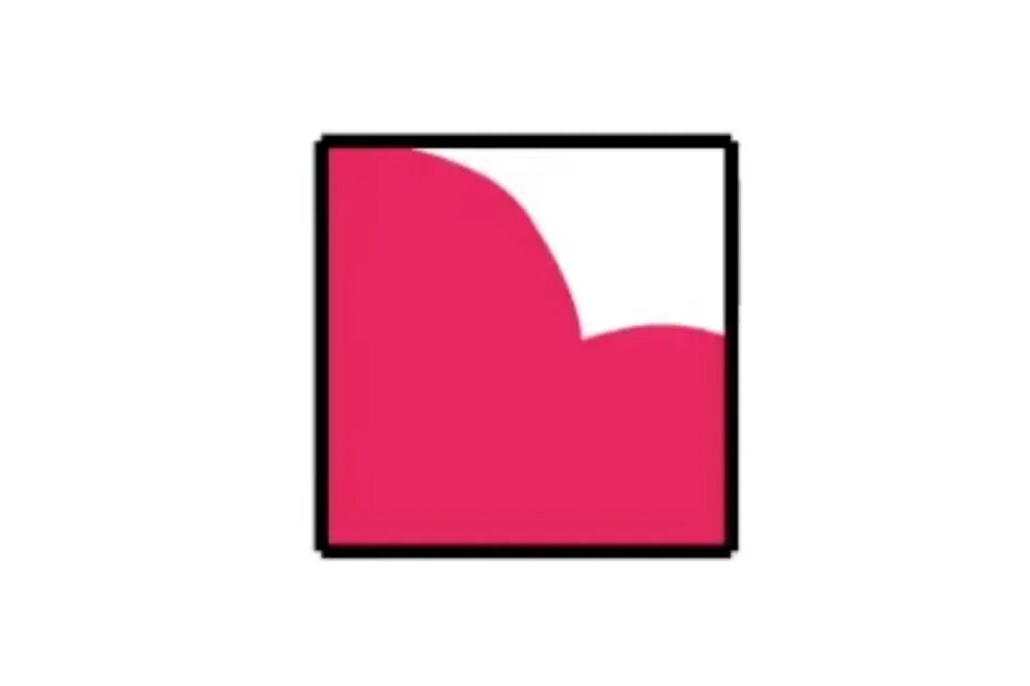 Red and white abstract pattern in a square shape example for which of these completes the pattern C puzzle.