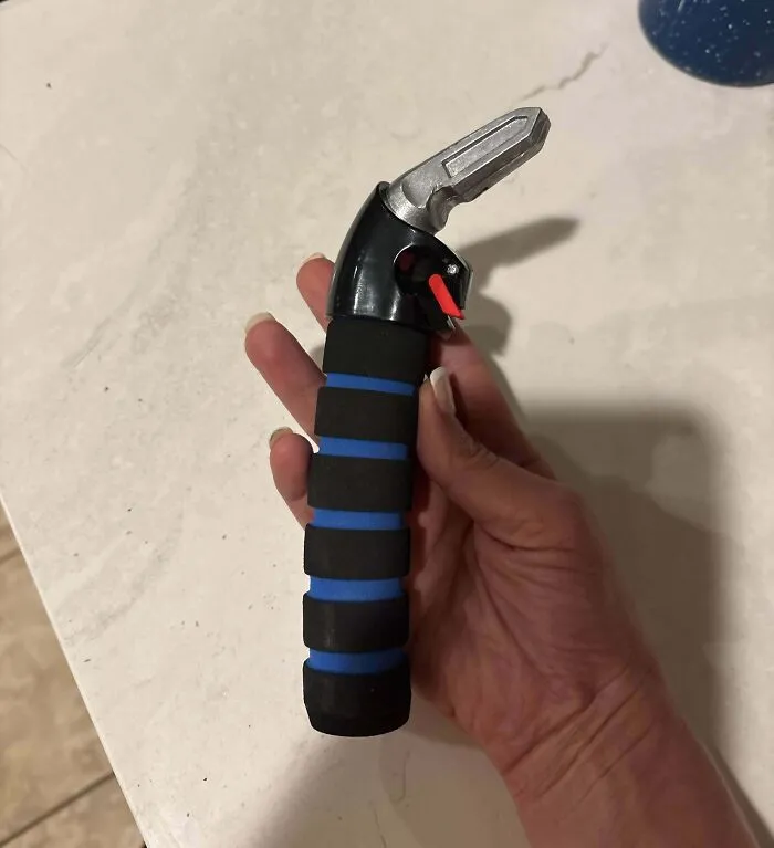 Foam Squishy Handle That Is Firm At The Core, Metal Tip. In One Of My Kitchen Drawers And No One Is Owning Up To It