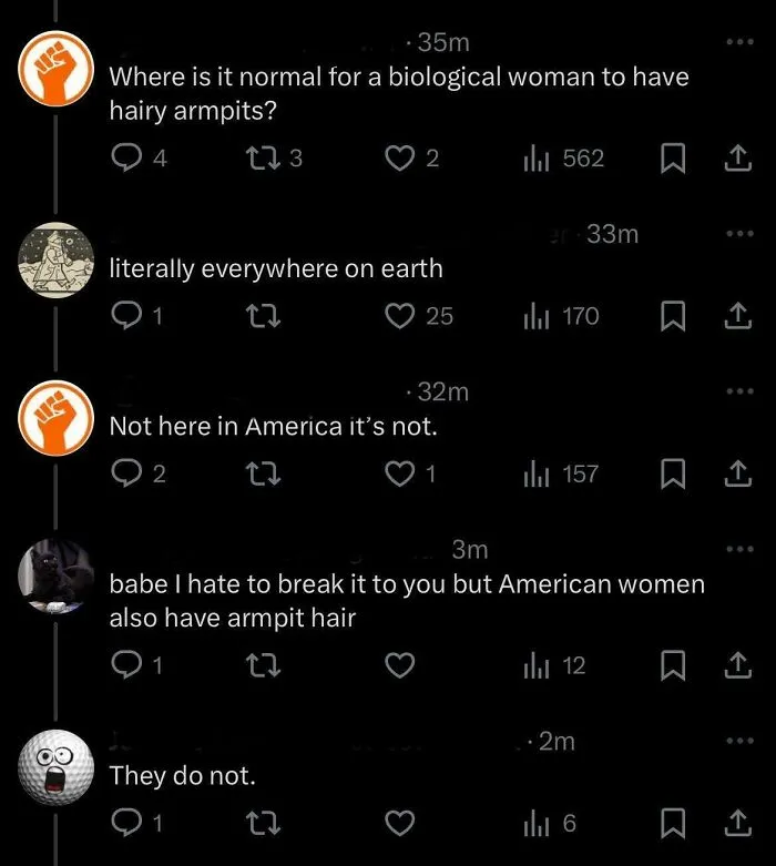 “American Women Don’t Have Armpit Hair”