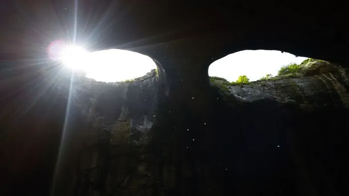 This Bulgarian Cave Has Giant “Eyes” In The Ceiling, And Here Are 15 Photos Capturing It