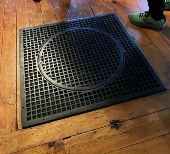 Old House Mystery. Why This Grate In The Middle Of A Living Room Floor??