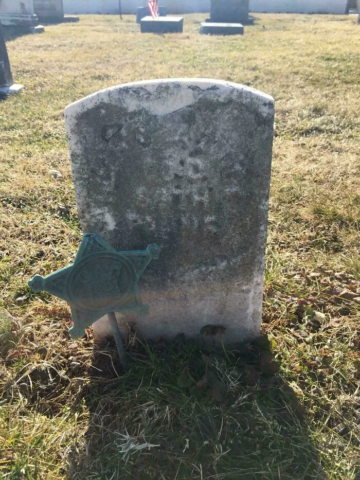 Pvt Hugh Bradley Age 25 He Was An Irish Immigrant In The 69th PA Infantry. He Had His Skull Crushed By A Blow With A Musket In Hand-To-Hand Fighting And Was K***ed. July 3, 1863 At Gettysburg,