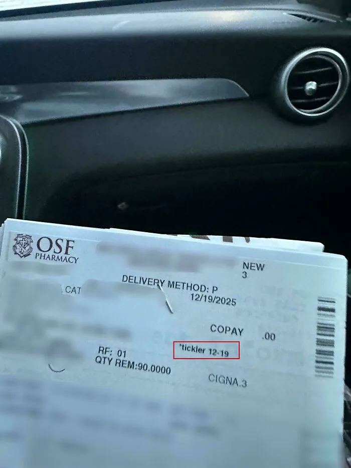 What Does “Tickler” Mean On My Prescription?