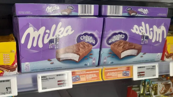 En Austria, a partir de abril, las tiendas deben indicar cuándo los artículos han sufrido reduflación. ¡La primera tienda ya ha empezado hoy en sus más de 1000 establecimientos!