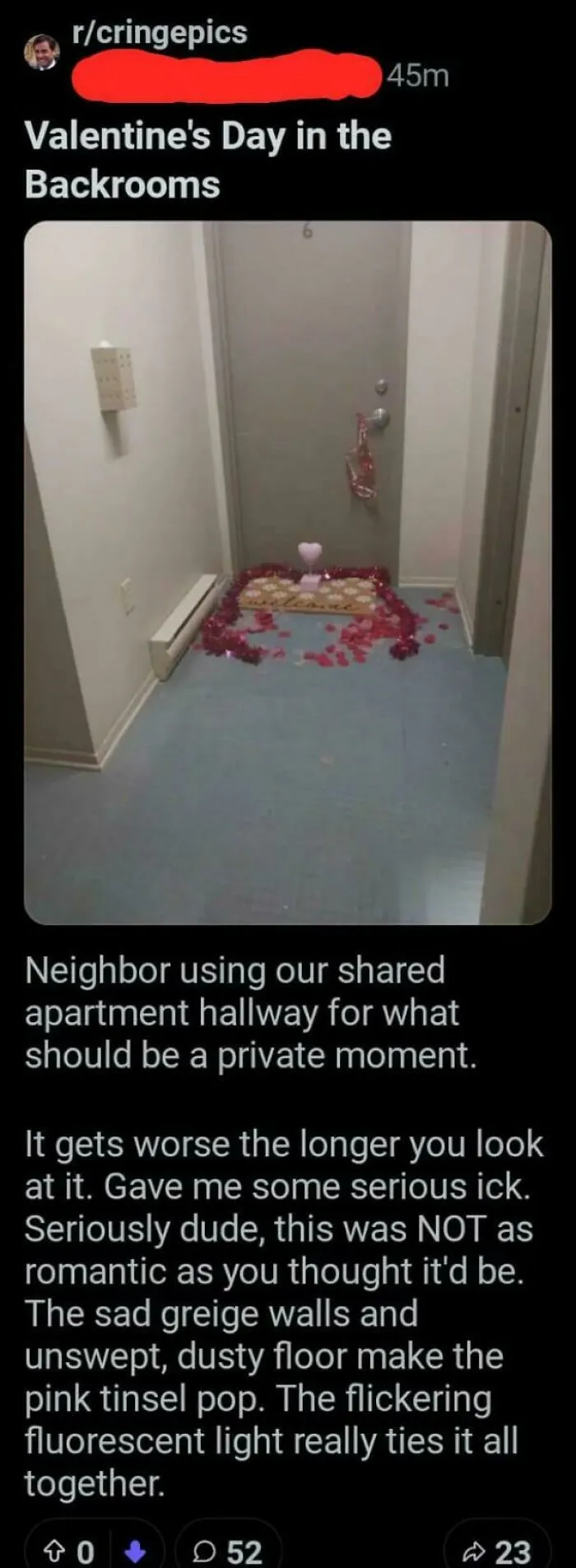 When The Neighbor's Happiness Is Not Up To Your High Standards