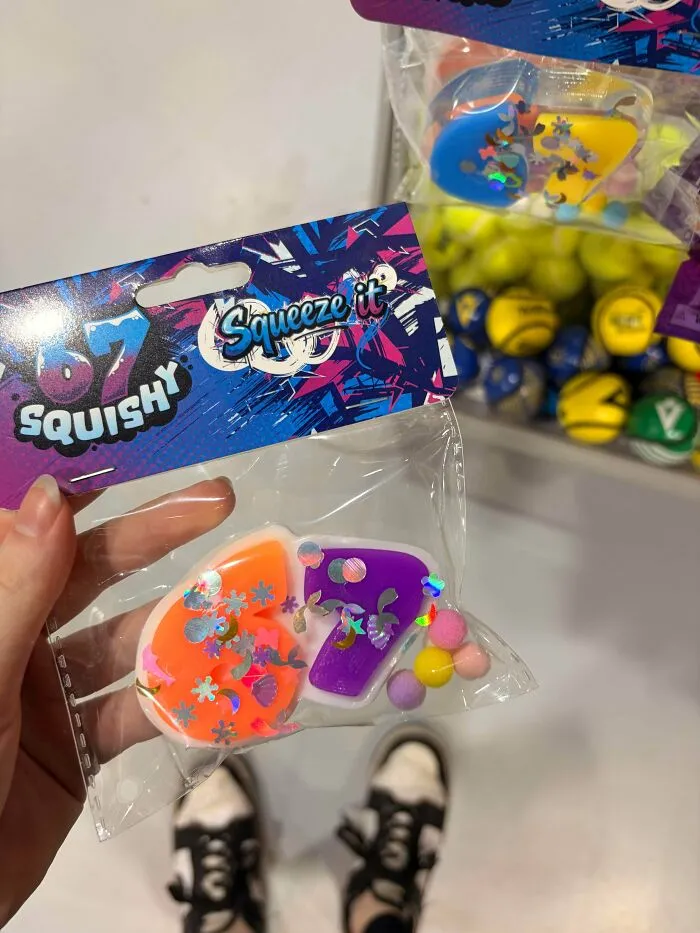 These ‘67’ Squishy Toy Things We Stocked At Work Yesterday