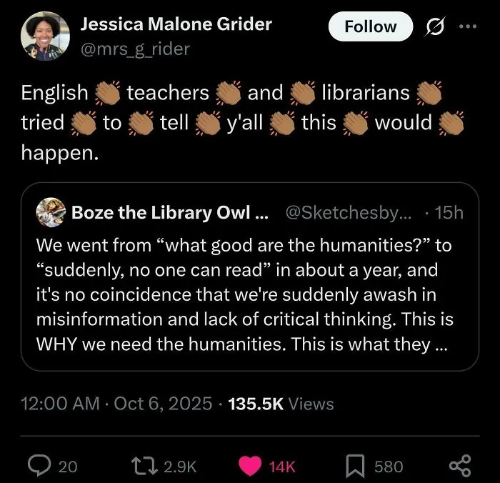 And Now No One Can Think For Themselves