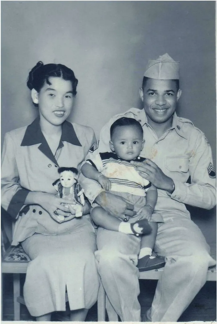 Japanese-American Family, Saitama, Japan, 1947