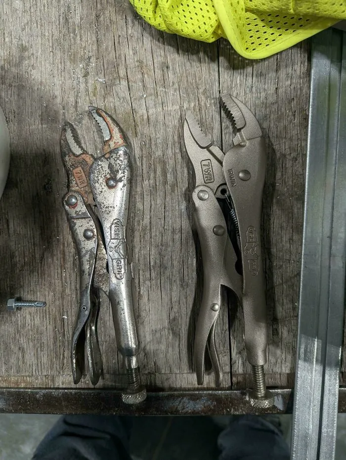 My Coworkers 70 Yr Old Vice Grips vs. My New Ones