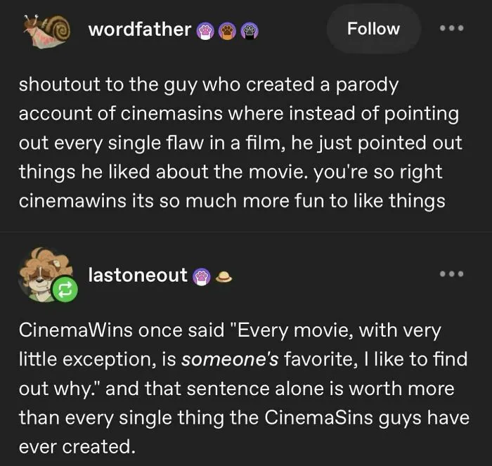 For The Positive Side Of Movies