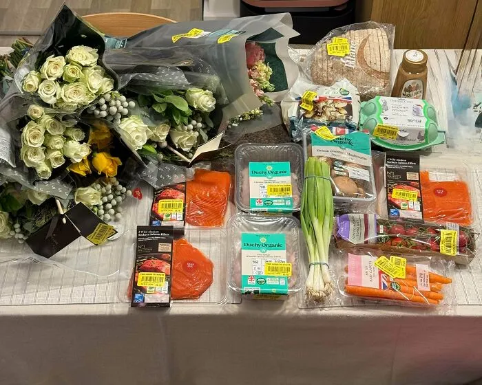 £158.42 → £48.45 At Waitrose Tonight — Yellow Sticker Timing Paid Off (And £91 Flowers For £5!)