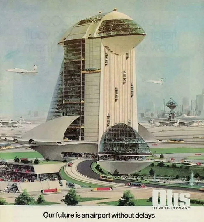 Otis Elevator Co Ad. 1975. John Berkey