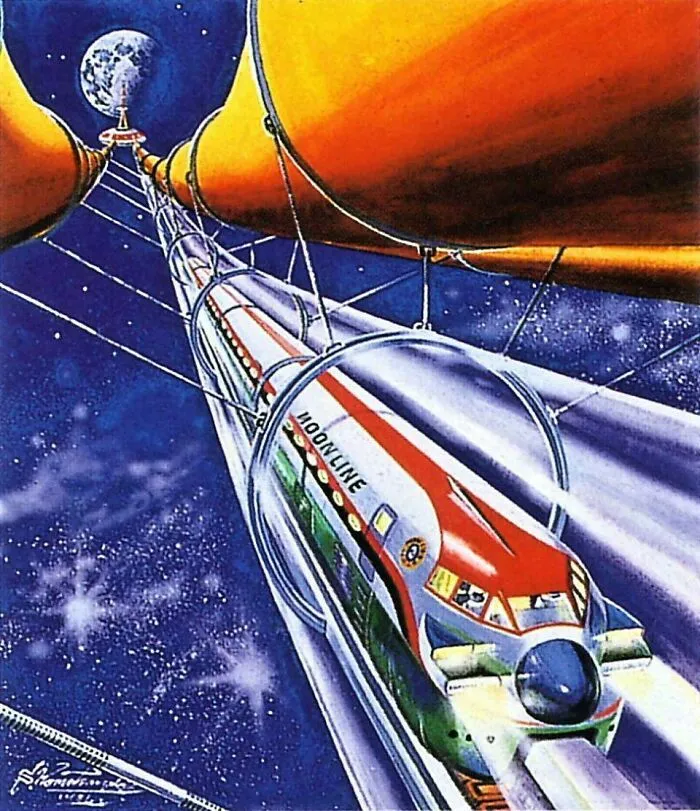 "Space Train". Shigeru Komatsuzaki. 1981