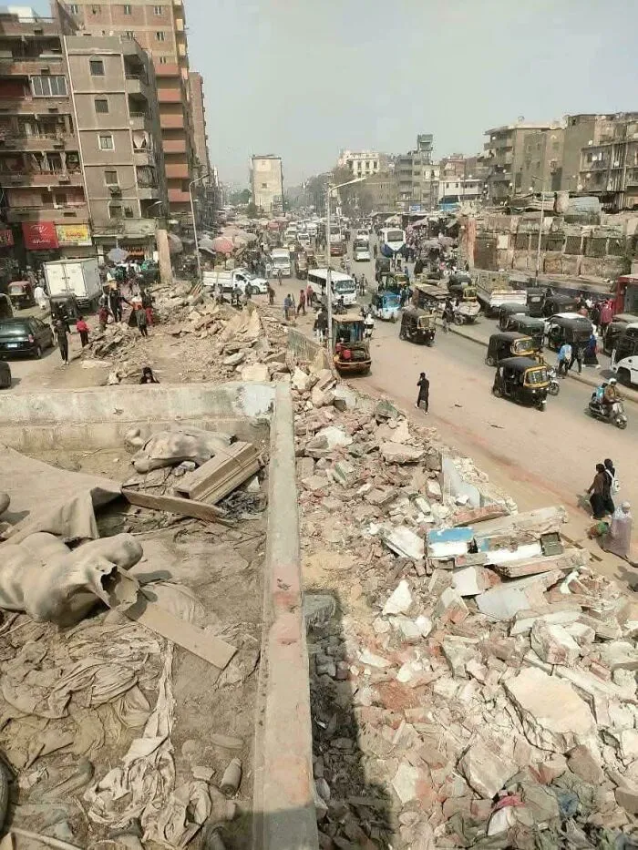 Imbaba, El Cairo, Egipto. Sin ataques aéreos ni invasiones terrestres, simplemente al natural