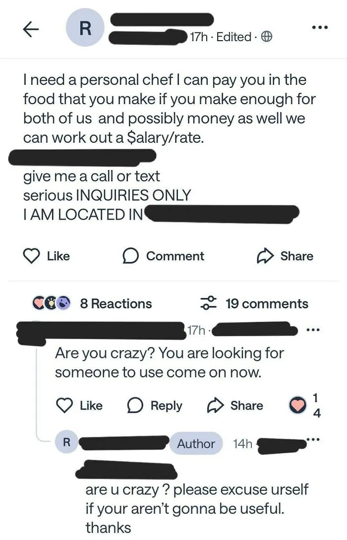 An Incredible Job Opportunity. ("And Possibly Money..." Was Only Begrudgingly Added Later)