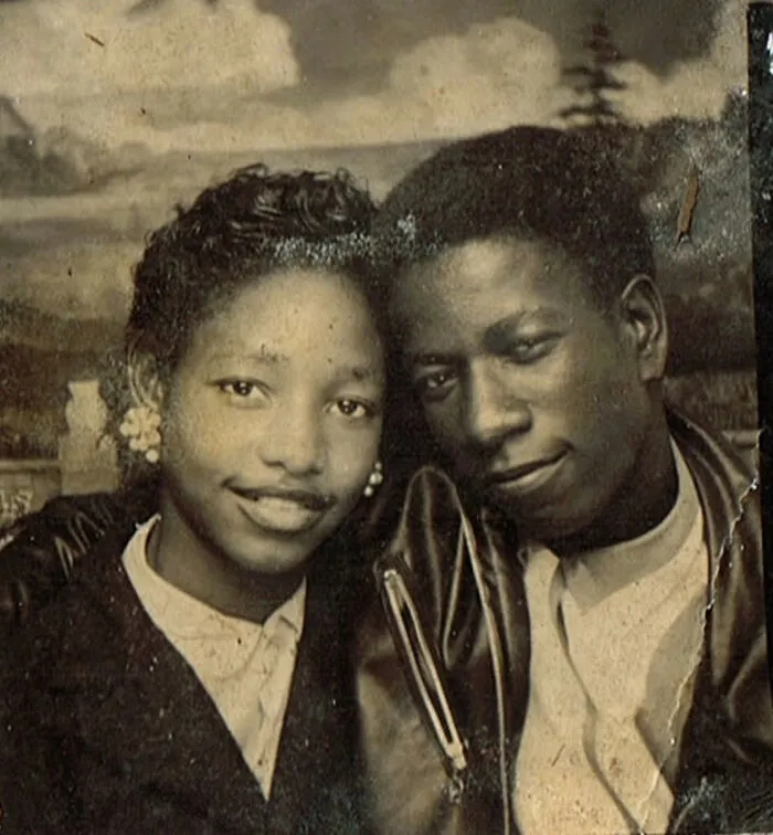 Photobooth Shot Of A Young Couple, Marksville, Louisiana, 1958