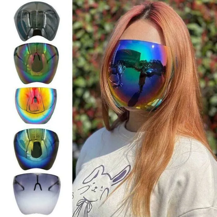 Gafas de sol, mascarilla, protector facial