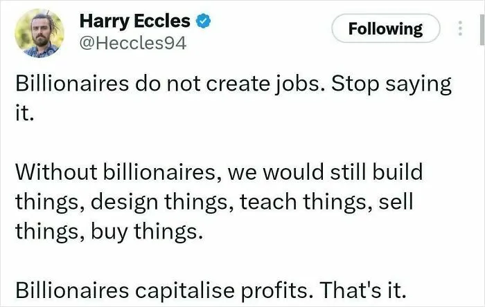 Billionaires Aren't Job Creators - They're Profit-Takers