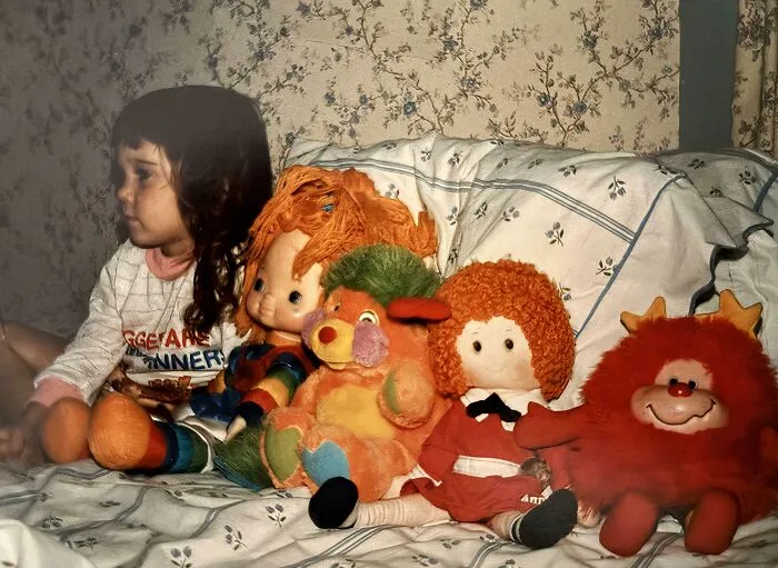 Me, Rainbow Brite, Popple, Annie, And Rainbow Sprite, 1985