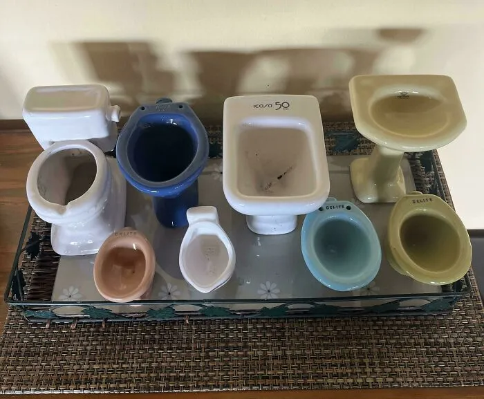 My Miniature Toilet Seat/Sink Collection