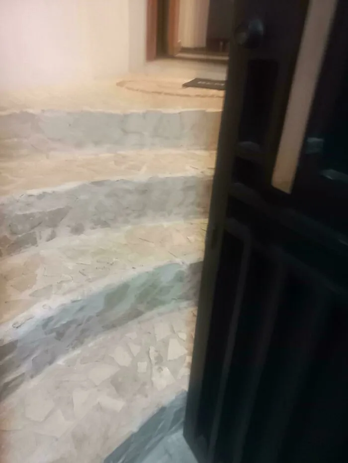 Stairs At My Psychologist, I Tripped And Almost Fell Face First When I Opened The Door The First Time