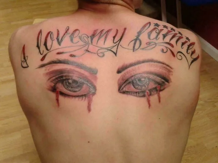I Love My Family And I Need To Show It With Bleeding Eyes