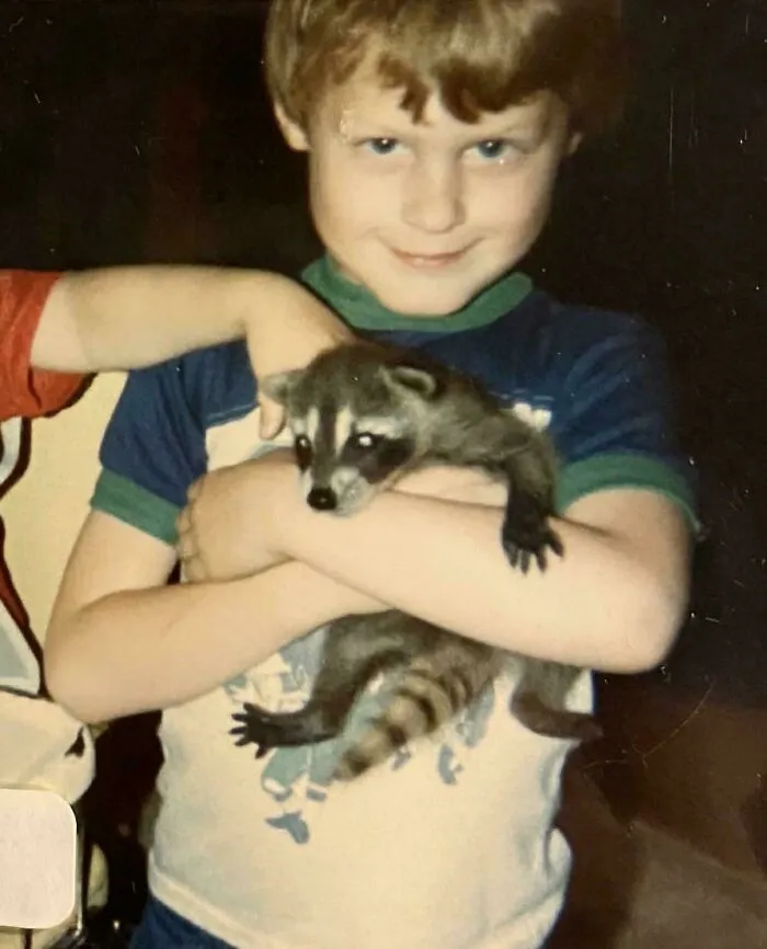 I Wasn’t Very Cool As A Kid, But In 1986 I Had A Pet Raccoon
